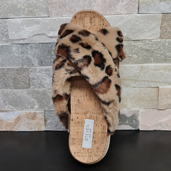 STEVEN NEW YORK Cado Faux Fur Sandal - Picture 5 of 7